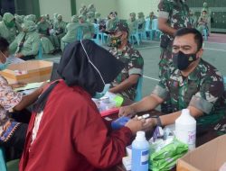 Peringati HUT Persit KCK ke-76, Kodim 0813 Bojonegoro dan Persit KCK Cabang XXVIII Gelar Donor Darah