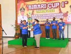 Wakil Bupati Madiun H. Hari Wuryanto Membuka Kejuaraan Bimari I 2022 Karate Championship Exhibition