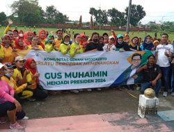 Dukungan Kepada Gus Muhaimin Calon Presiden Terus Mengalir,  Kali ini  Komunitas Senam Gelar Deklarasi
