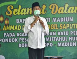 Peletakan Batu Pertama Di Ponpes Miftahul Huda, Bupati Madiun : Cetak Generasi Unggul Dalam Ilmu Dan Imtaq