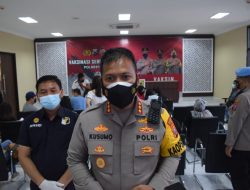 Kapolresta Sidoarjo Ikuti Zoom Meeting Vaksinasi Serentak Dipimpin Kabaintelkam Polri