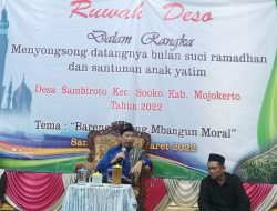Ruwah Desa Sambiroto Diwarnai Santunan Anak Yatim, Pengajian Umum Tahlil dan  Kirim Doa