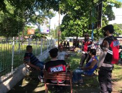 Sat Samapata Polres Dompu Laksanakan Patroli Himbau Jaga Kamtibmas Dan Prokes