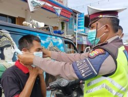 Tegakan Prokes, Polres Dompu Polda NTB Lakukan Operasi Yustisi Setiap Hari