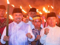 Sambut Ramadhan, Pemda Dompu Gelar Pawai Obor