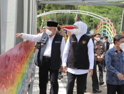Bupati Malang Dampingi Gubernur Jatim Resmikan Jembatan Pelangi