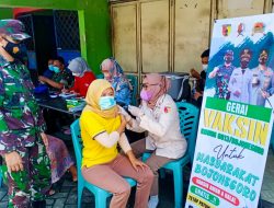 Terus bergerak, Tim Vaksinasi Mobile Kodim Bojonegoro Gencarkan Vaksin Booster