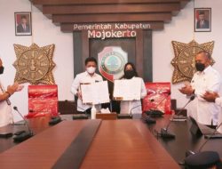 Tindak lanjut Rapat dengan Komisi D DPRD Jatim, Pemkab Mojokerto Lakukan MoU dengan BBWS