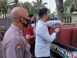 Serius Awasi Ketersediaan BBM, Polres Nganjuk Amankan Pelaku Penimbunan 1 Ton Solar Subsidi