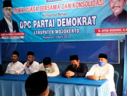 DPC Partai Demokrat Gelar Buka Puasa Bersama dan Bagi -Bagi Sembako, Hadirkan Kyai Muslich