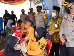 Kapolresta Sidoarjo Ikuti Zoom Meeting 1 Juta Vaksin Booster Jelang Lebaran