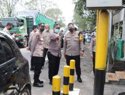 Kapolresta Sidoarjo Pantau Arus Mudik, Cek Pos Pam dan Pos Yan