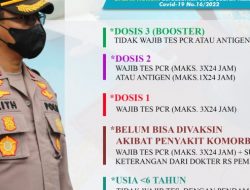 Kapolres Bangkalan Sosialisasikan Syarat PPDN Jelang Mudik Lebaran 2022