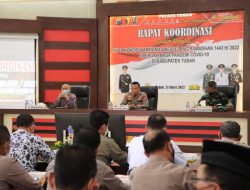 Pimpin Rapat Koordinasi Jelang Ramadhan, Ini Penekanan Kapolres Tuban
