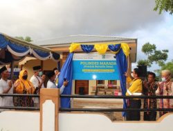 Dibangun Kembali oleh PT STM, Polindes Desa Marada Kabupaten Dompu Resmi Dioperasionalkan