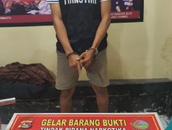 Sedang Pesta Narkoba, Apes (R) Asal Dompu Diciduk Polisi