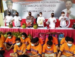 Tim Subdit Tipidter Ditreskrimsus Polda Jatim Bongkar Kejahatan Minyak dan Gas Bumi Bersubsidi