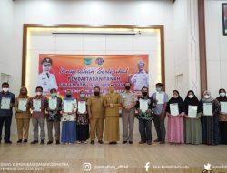 250 Warga Desa Sidomulyo Kota Batu Terima Sertifikat PTSL