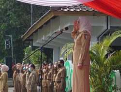 Bupati Bojonegoro Pimpin Apel Pagi  di Alun Alun Bojonegoro