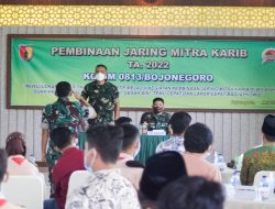Wujudkan Hubungan Lebih Harmonis, Kodim Bojonegoro Gelar Pembinaan Jaring Mitra Karib