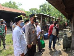 Kapolresta Sidoarjo Tinjau ke Peternakan Sapi Untuk Cegah PMK Tidak Meluas