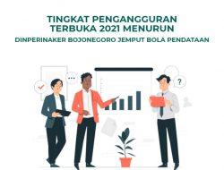 Tingkat Pengangguran Bojonegoro 2021 Menurun, Dinperinaker Jemput Bola Pendataan