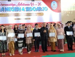 PURNA WIDYA ADHITAMA KE 26 SMAN 4 SIDOARJO TAHUN PELAJARAN 2021-2022, (14 MEI 2022)