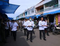 Pemkab Lampura Tinjau Pasar Kota Bumi