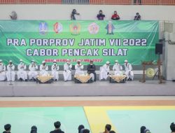 525 Pesilat mengikuti Pra Porprov Tanggal 18 Mei 2022 di GOR Utama Bojonegoro