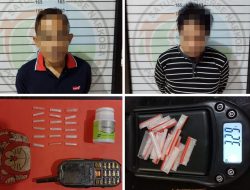 Tiga Pelaku TP Narkoba Diringkus Satres Narkoba Polres Lampung Utara