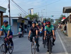 Bupati Sidoarjo Gowes Bersama Warga Wonoayu