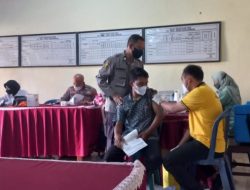 Vaksinasi Booster Polres Blitar Hari Ini di Selorejo
