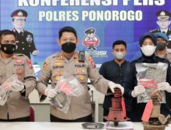 Enam Orang Tersangka Berhasil Diamankan Polres Ponorogo, Warga Tani Lega