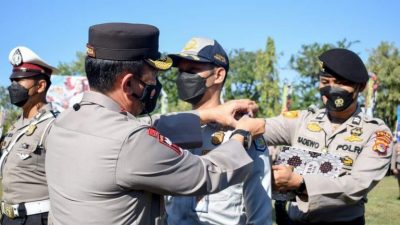 Gelar Pasukan Cek Pengamanan MXGP, KRI Banjarmasin Merapat di Badas