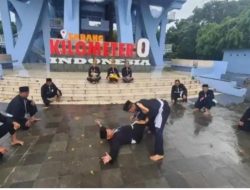 KM 0 Kota Sabang awal permulaan Perayaan Satu Abad Persaudaraan Setia Hati Terate (PSHT).