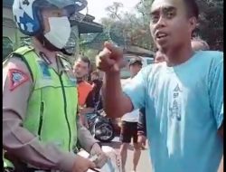 Viral, Video Seorang Sopir Angkut Ternak Sapi Ajak Duel Polisi Satlantas Bondowoso Saat Maraknya PMK