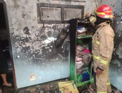 Dinas Damkar Dibantu   BPBD dan Segenap Lapisan Masyarakat  Bojonegoro, Berhasil Padamkan Kebakaran