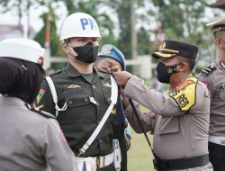 Polres Lampung Utara Gelar Pasukan Ops Patuh Krakatau 2022