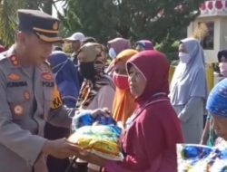 Polres Lampung Utara Giat Bakti Sosial Peringati HUT Bhayangkara ke-76