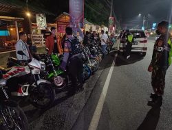 Razia Antisipasi Balap Liar, Hanya Semalam Polres Jember Berhasil Amankan 61 Kendaraan