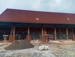 Wisata Desa BMJ Saat Ini Membangun Gedung Pusat Oleh -oleh Makanan Ciri Khas Bumi Mojopahit