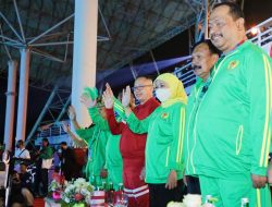 Opening Ceremony Porprov VII di Jember Sport Garden (JSG) secara resmi dibuka Gubernur Jatim Khofifah Indar Parawansa