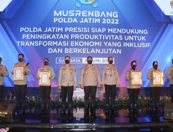 Polresta Sidoarjo Mendapat Penghargaan Salah Satu Satker Terbaik Polda Jatim dalam Produk Perencanaan 2022
