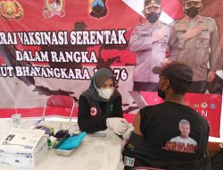 Jelang Hut Bhayangkara Ke 76, Polres Jepara Gelar Vaksinasi Presisi