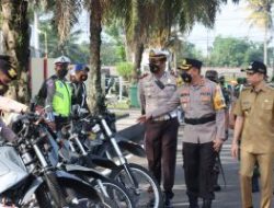 Kapolres Blitar Pimpin Apel Gelar Pasukan Ops Patuh Semeru 2022
