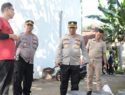 Kapolres Madiun Kota Datangi TKP Kebakaran Gudang Sekaligus Produsen Kembang Api