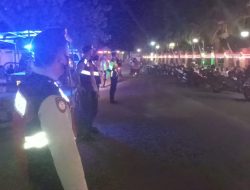 Patroli Antisipasi Kejahatan Di Malam Hari, Sat Samapta Polres Dompu Nyisir Lokasi Rawan Kejahatan