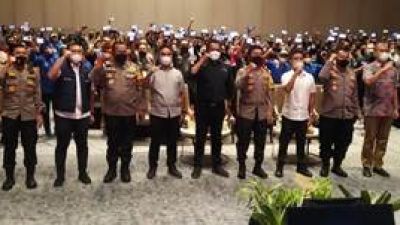 Polda Jatim Gelar Deklarasi Anti Hoax dan Bijak Bermedsos Bersama Netizen Jawa Timur