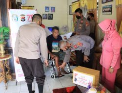 Polres Subawa Barat Anjangsana ke Rumah Purnawirawan Polri