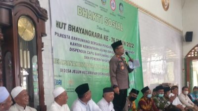 Polresta Banyuwangi Fasilitasi Isbat Nikah dan Pengobatan Gratis